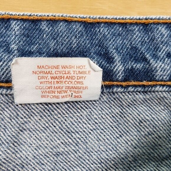Vintage 80s Levi's 550 Orange Tab High Rise Loose Fit Jeans - Picture 4 of 6